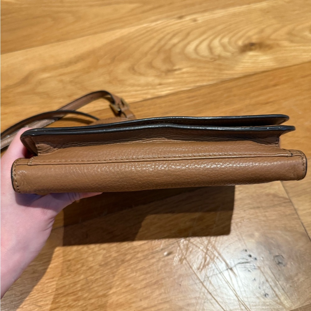 Tory Burch Brown Leather Crossbody Bag - Picture 10 of 14